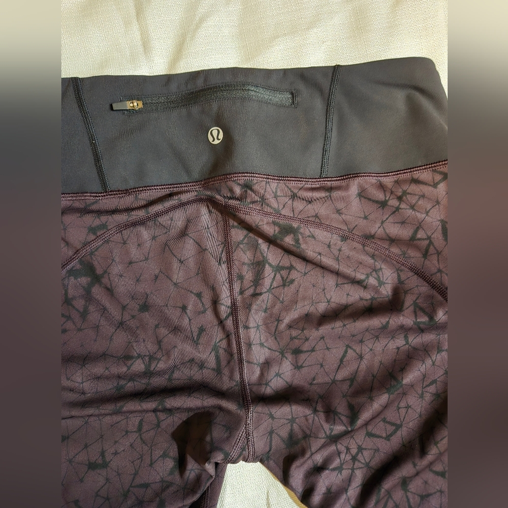 Purple and Black Lululemon pants